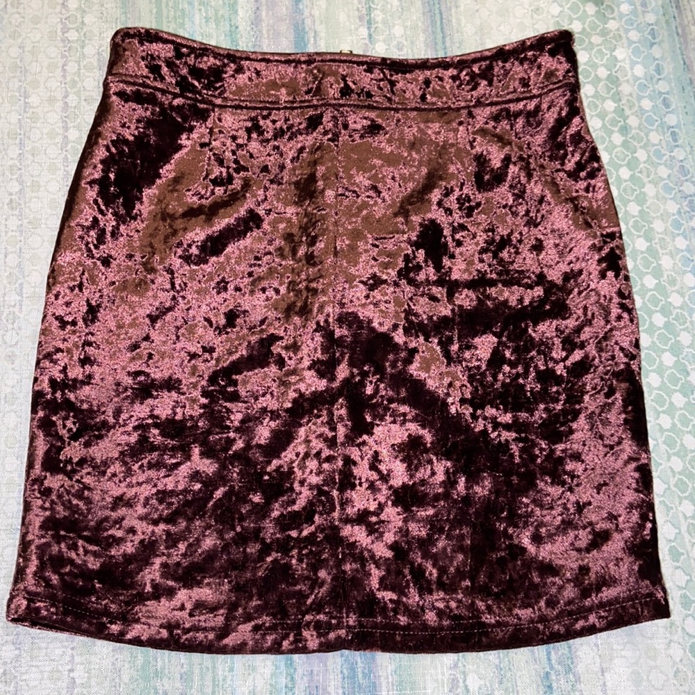 Small Burgundy Skirt